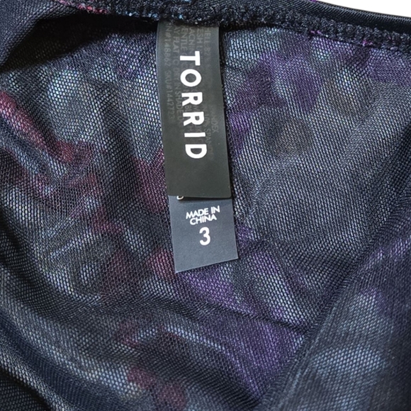 TORRID Snakeskin Shine Print One Piece Swimsuit Size 3x - Picture 7 of 8